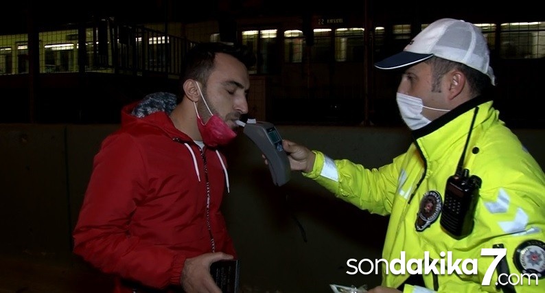 (Özel) Kısıtlamada otomobil ile alkollü şehir turu, polisi bile şaşkına çevirdi