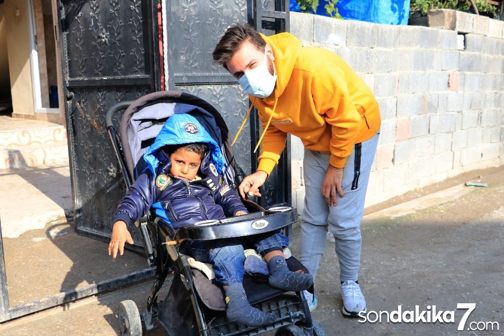 Engelli çocukların yüzünü güldürdü
