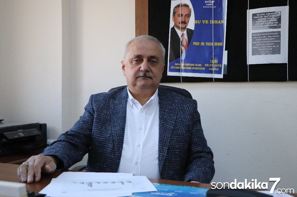 Prof. Dr. Yusuf Demir: “Yağışın ancak yüzde 40-50’sini henüz alabildik”