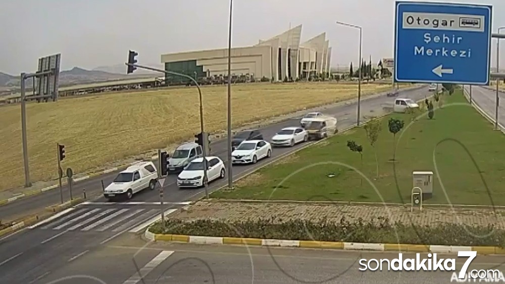 Adıyaman’daki kazalar kamerada