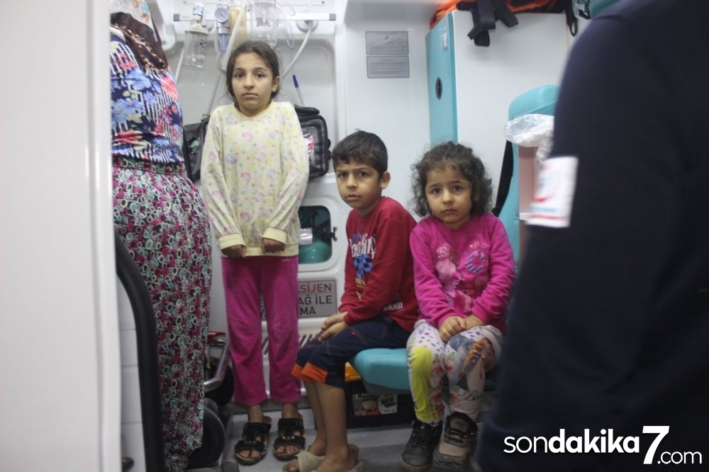 Gaz sıkışması olan kombi patlayınca 7 kişilik aile korku ile kendini dışarı attı