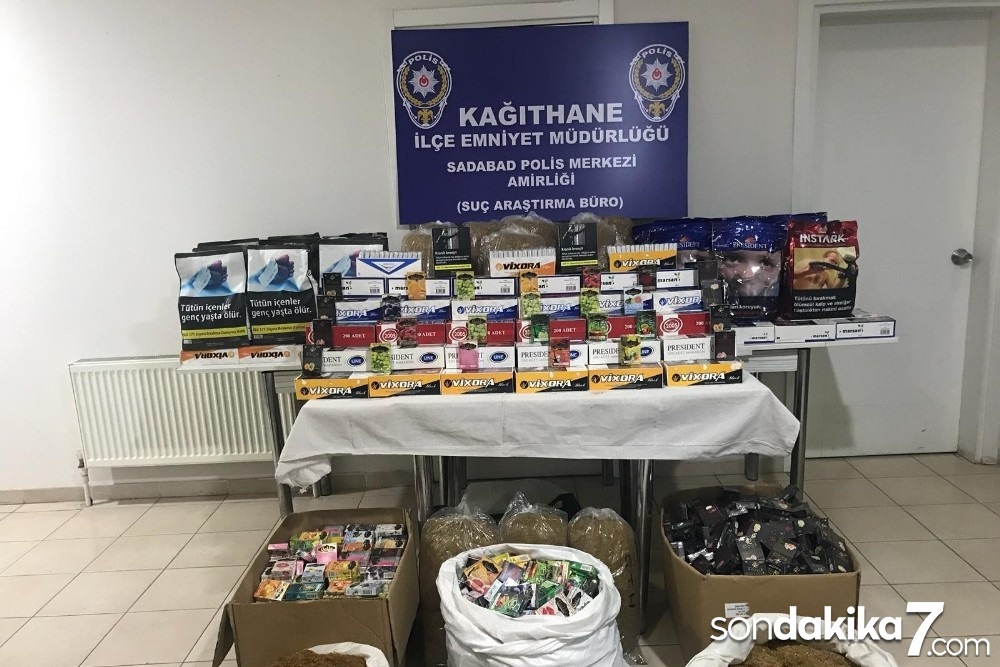(Özel) İstanbul’da dev operasyon: 1.5 ton kaçak tütün ele geçirildi