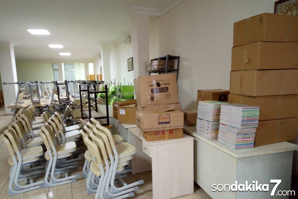 Türkiye Diyanet Vakfı’ndan savaş mağduru çocuklara kırtasiye malzemesi yardımı