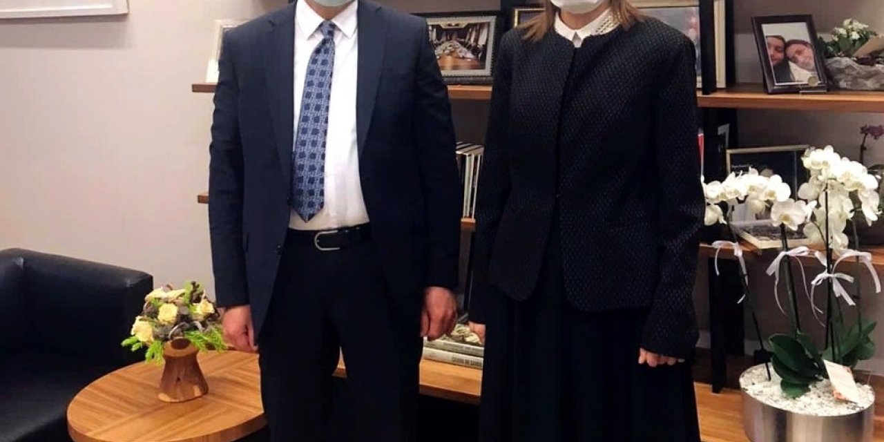 Başkan Bozkurt Başdanışman Oruç’u Ziyaret Etti