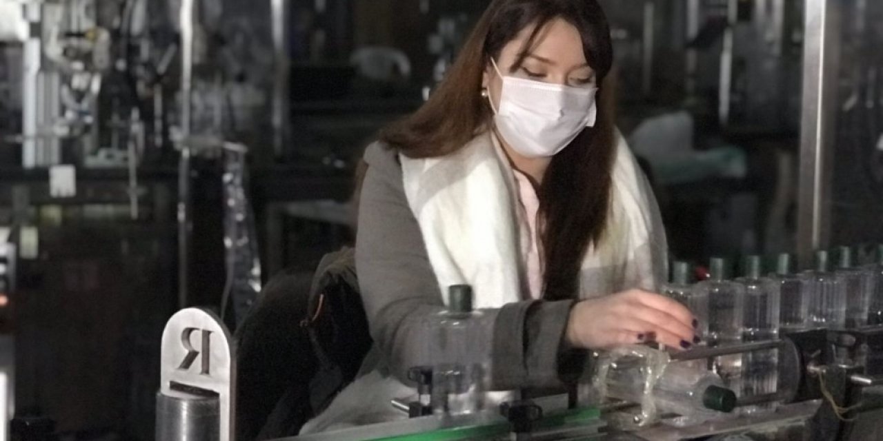 Kısıtlamada Üretim Durmadı, Kolonyalar Şişelenmeye Devam Etti