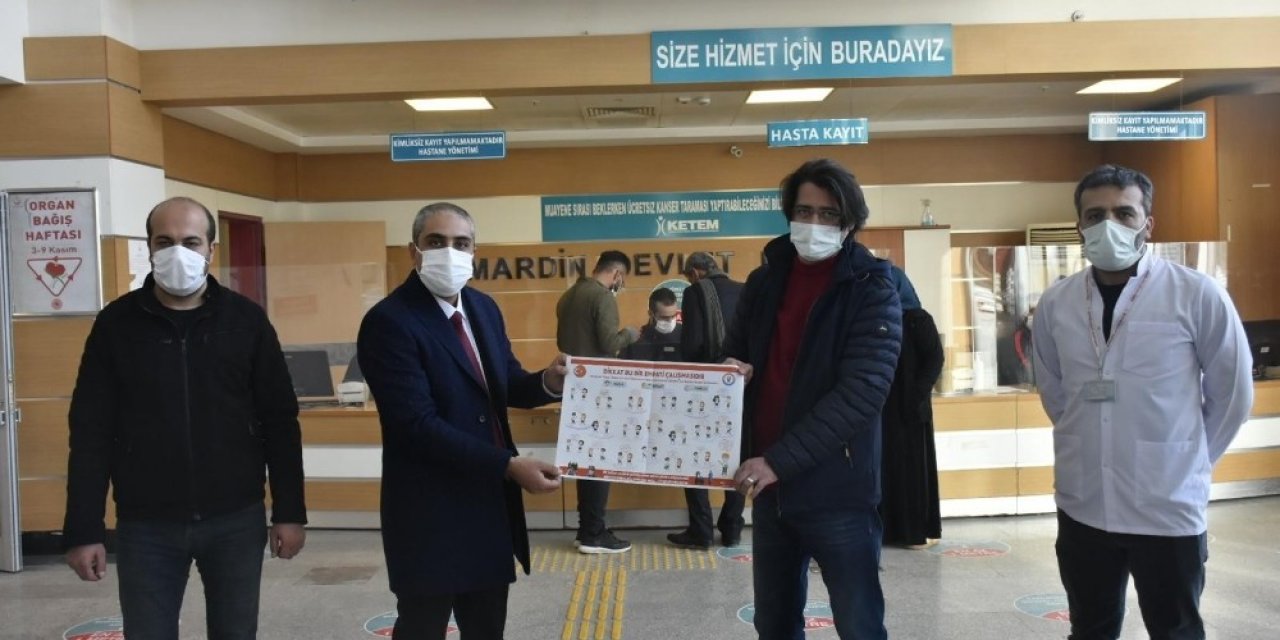 Mardin’de Minik Öğrenciler Sağlık Çalışanlarının Çocuklarına Dikkat Çekti