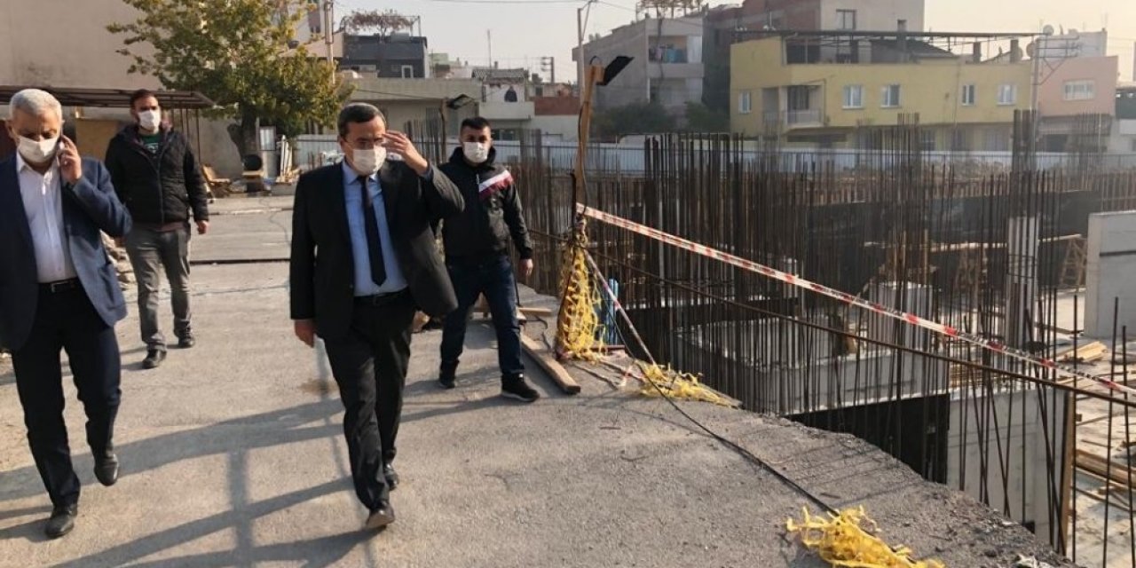 Başkan Batur’dan Tesis İnşaatlarına Denetleme