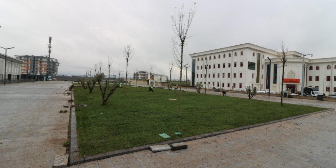 Kartepe Kent Meydanı Yeşillendiriliyor