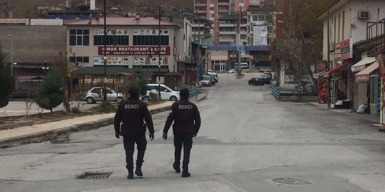 Darende Sokağa Çıkma Kısıtlamasına Uyuluyor