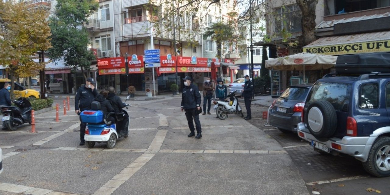 Erdek’te Yasağa Uymayanlara Yasal İşlem