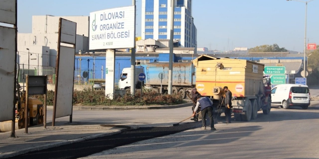 Gebze Ve Dilovası Yolları Asfaltlandı