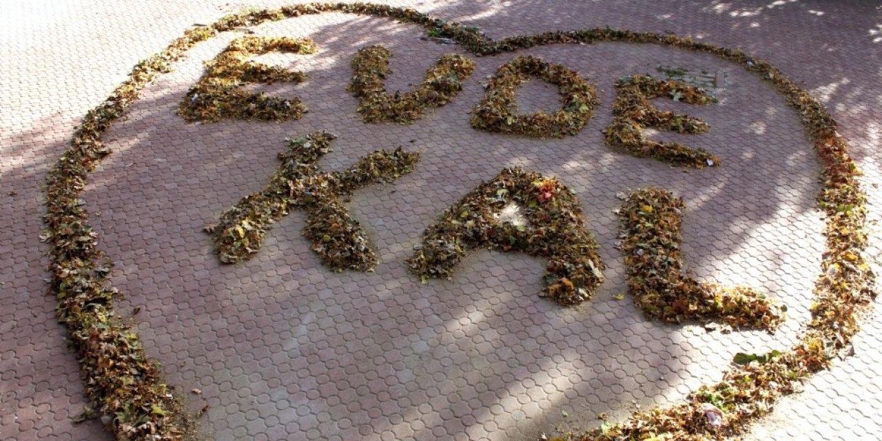 Sonbahar Yapraklarıyla ’evde Kal’ Yazdılar