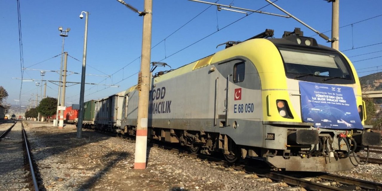 Çin’e Giden İlk İhracat Treni Bilecik’te Durdu