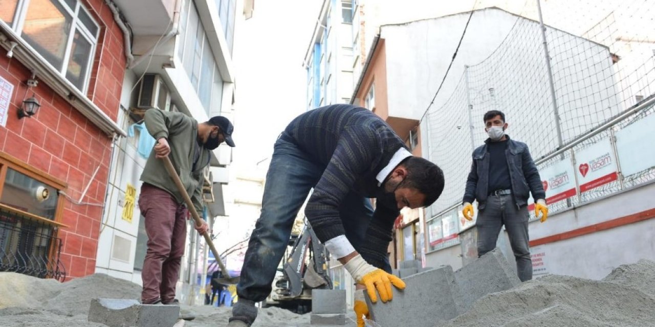 Tekirdağ’ın Sokak Yolları Yenileniyor