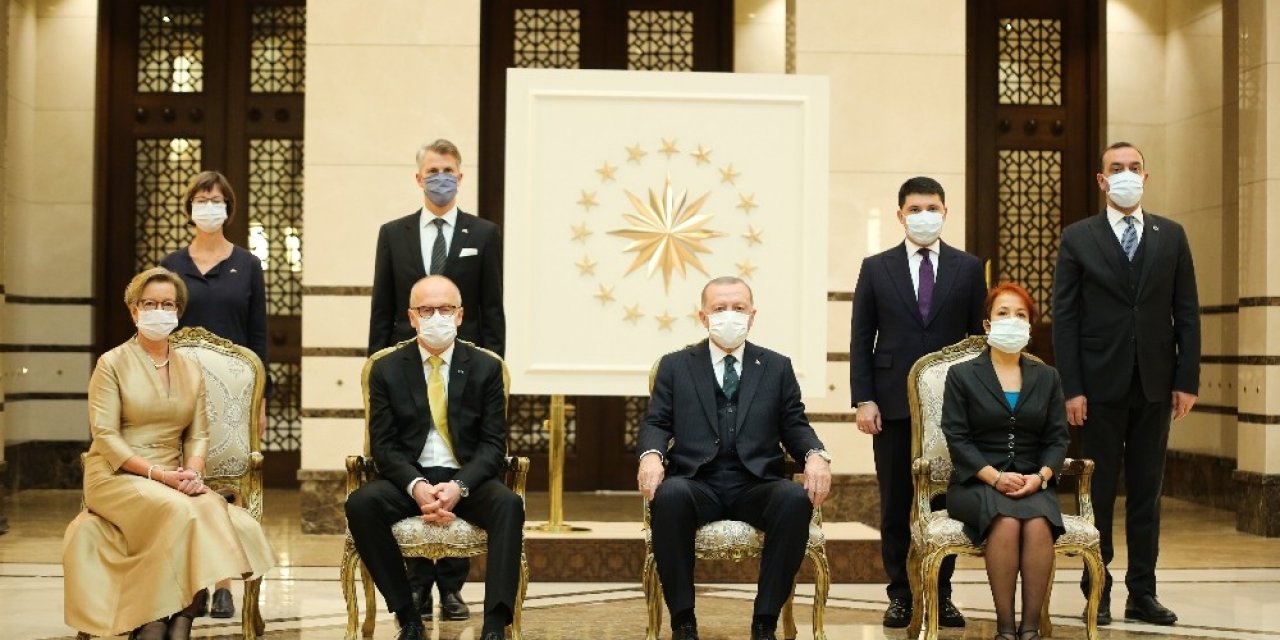 Cumhurbaşkanı Erdoğan, İsveç Büyükelçisini Kabul Etti