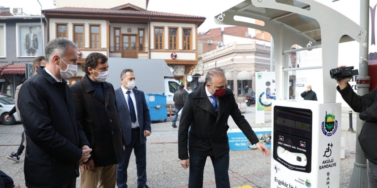 Engelli Şarj İstasyonu Hizmete Girdi