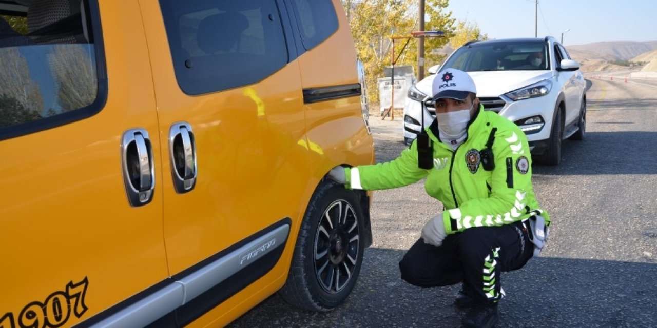 Darende’de Kış Lastiği Denetimine Ağırlık
