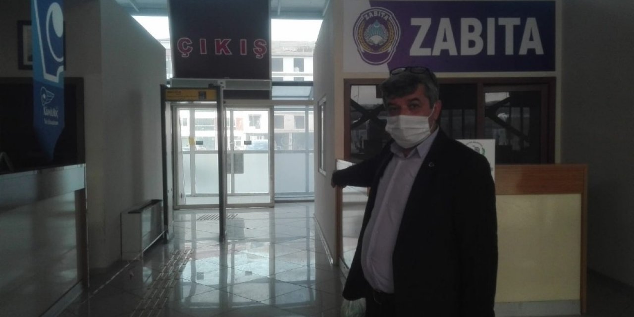 Bozüyük Şehirler Arası Otobüs Terminalinde Sonradan Açılan Kapıya Tepki