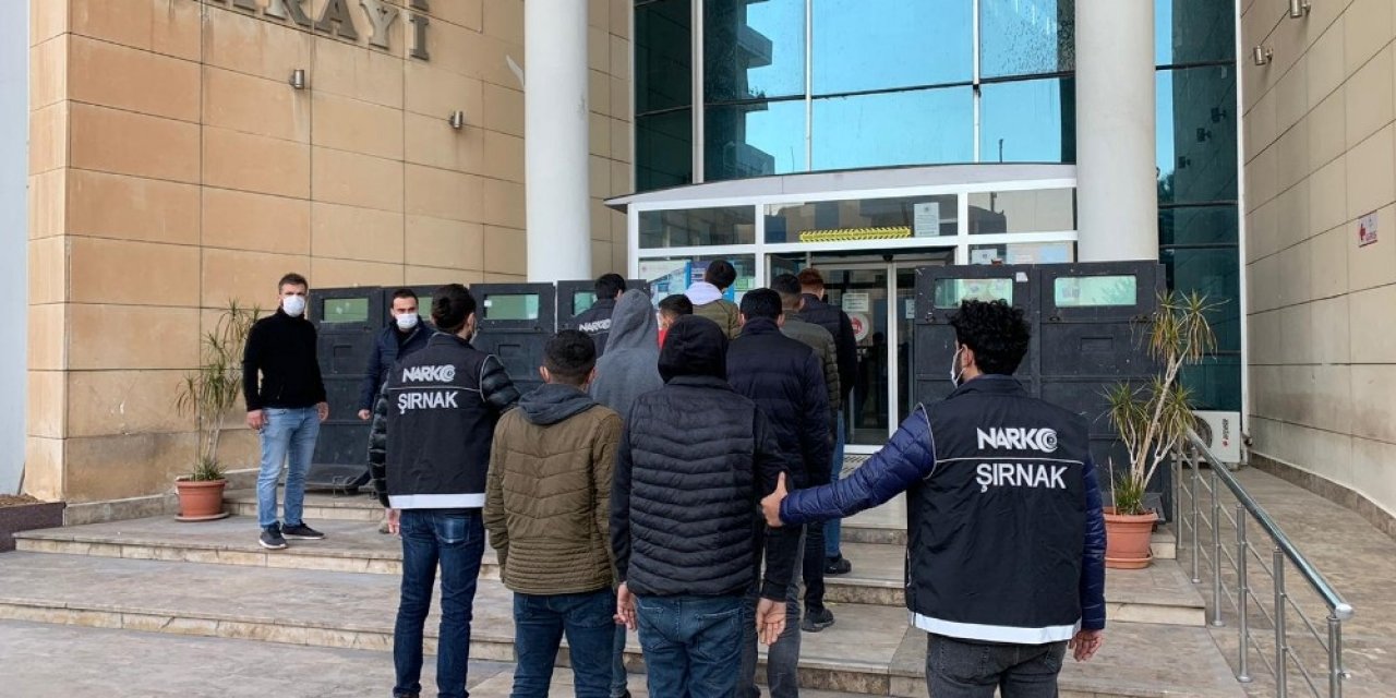 Cizre’de Uyuşturucu Operasyonunda 7 Tutuklama