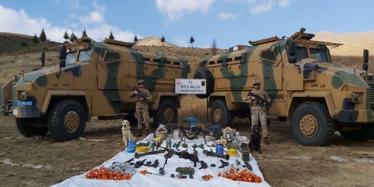 Yıldırım-16 Sehi Ormanları Operasyonu’nda Çok Sayıda Mühimmat Ve Yaşam Malzemesi Ele Geçirildi