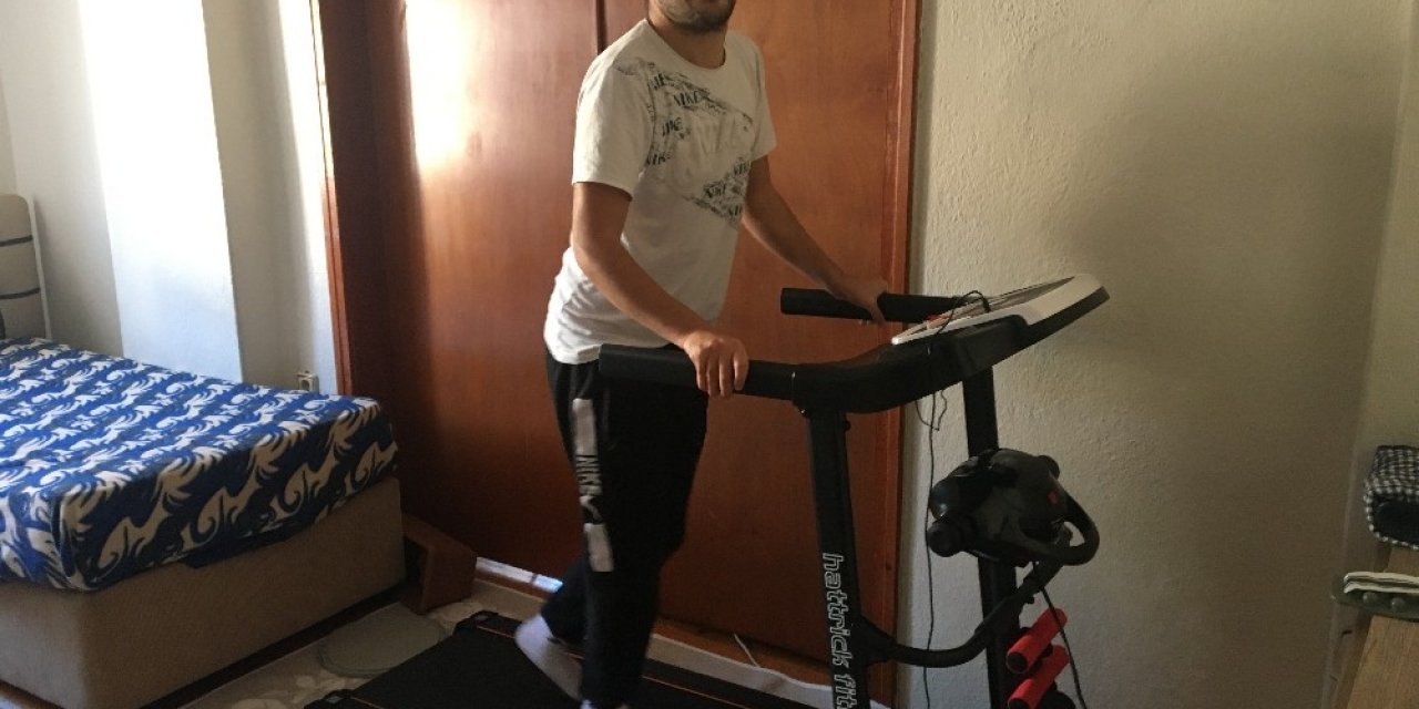 Engelli Gencin Yürüyüş Bandı Hayali Gerçek Oldu