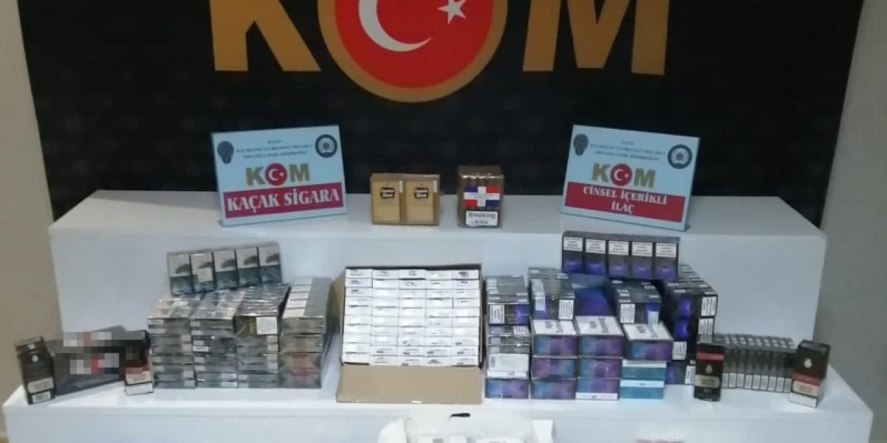 Hatay’da Kaçak Tütün Ve İçki Operasyonu