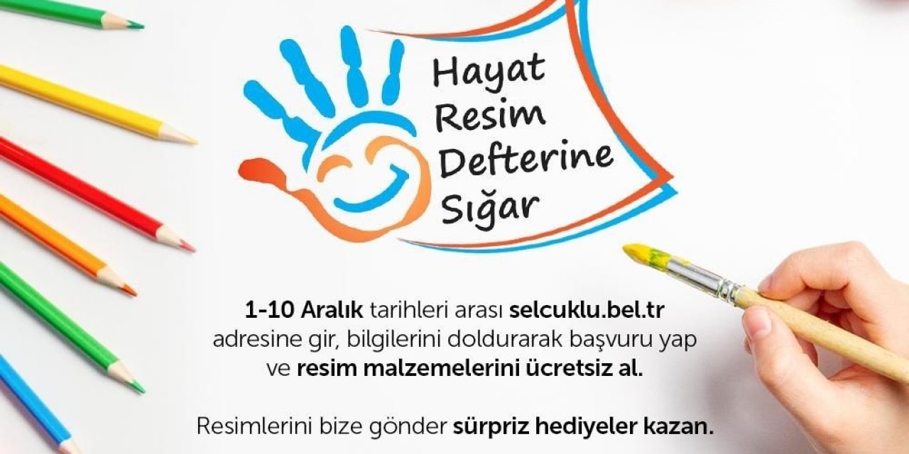 Selçuklu Belediyesinden Pandemi Döneminde Çocuklar İçin Anlamlı Yarışma