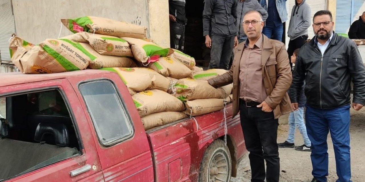 Suriye’de 100 Ton Tohum Dağıtıldı