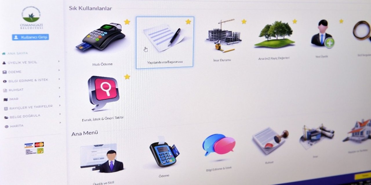 Osmangazi’den Online Yapılandırma Kolaylığı