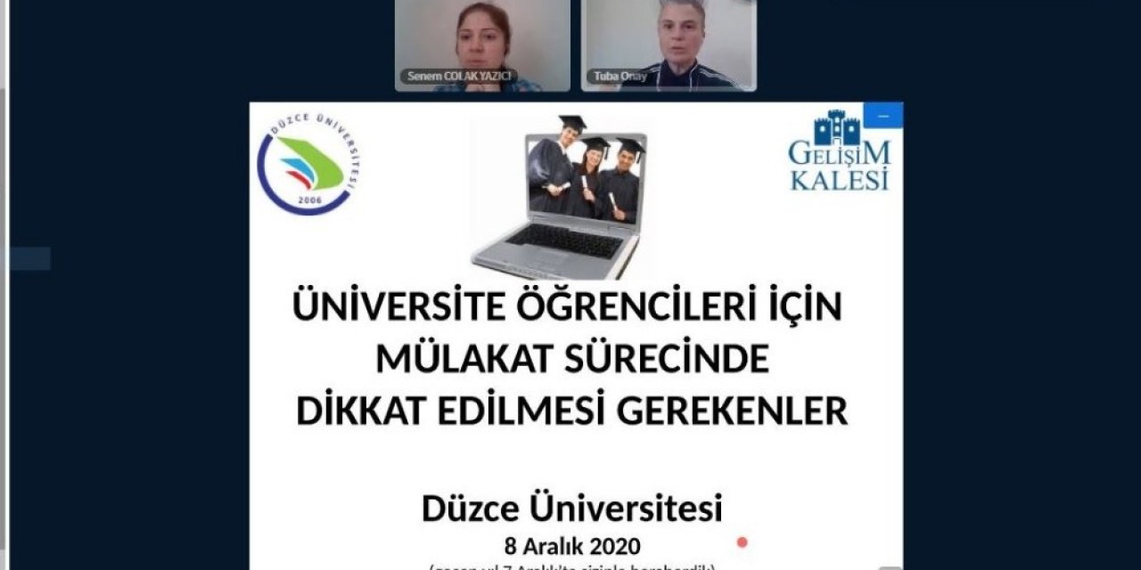 İş Mülakatında Dikkat Edilmesi Gerekenler Konuşuldu