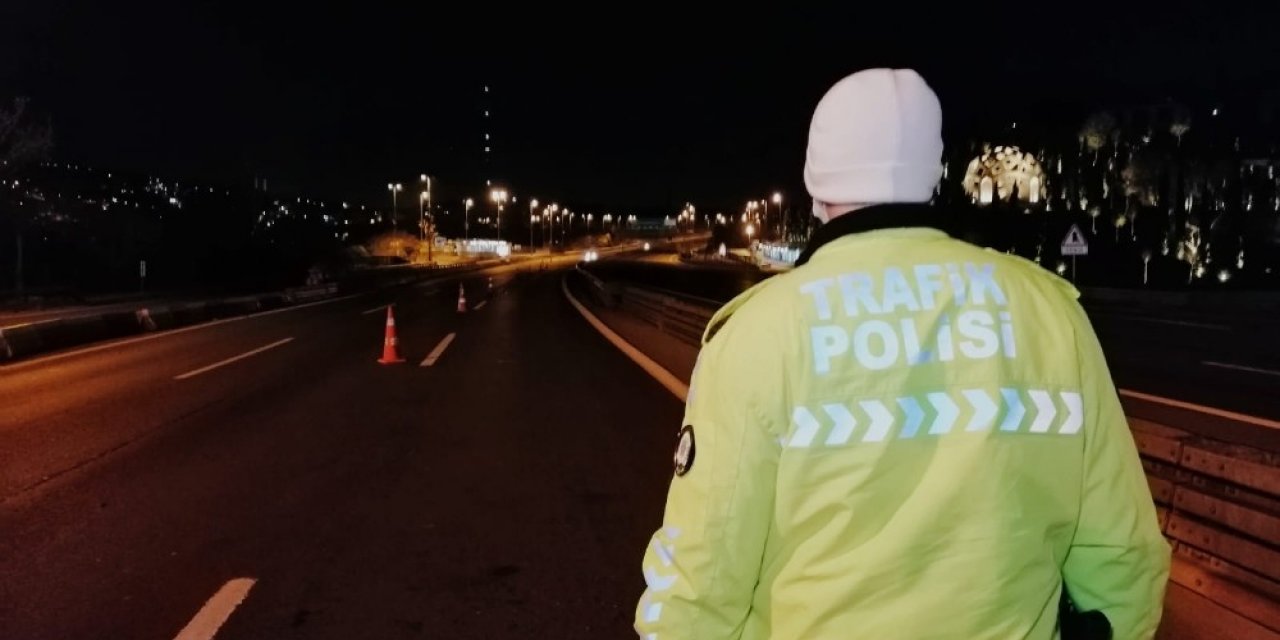 Sokağa Çıkma Kısıtlaması Denetimleri Gece Boyunca Devam Etti
