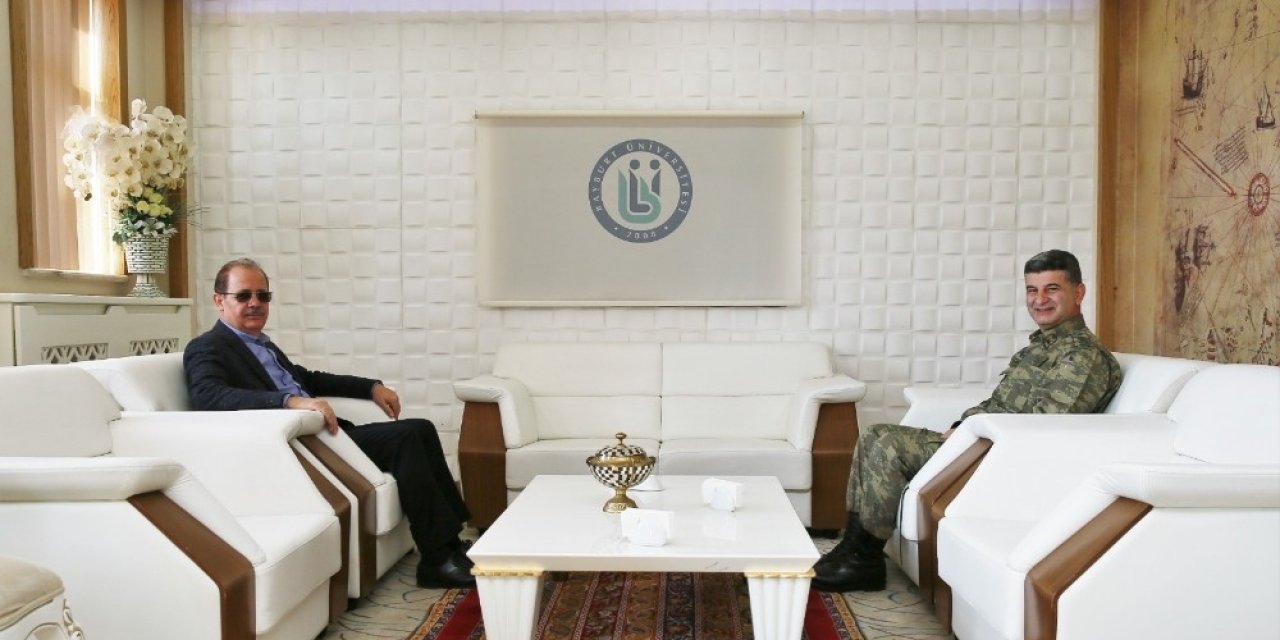 Garnizon Komutanı Tunoğlu’ndan Rektör Coşkun’a Ziyaret