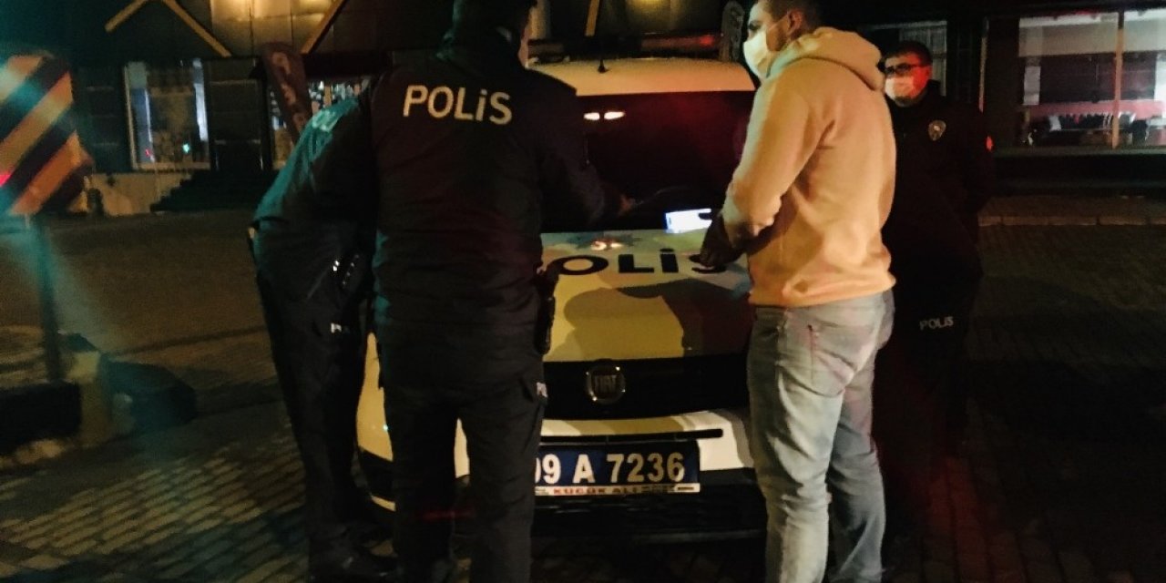 Polisin ’dur’ İhtarına Uymayan Sürücü Alkollü Çıktı