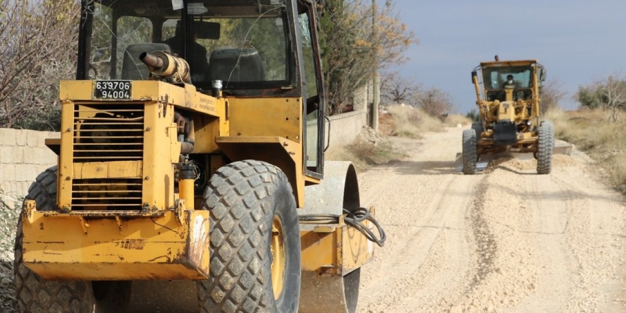 Karaköprü Kırsalında Yol Çalışması