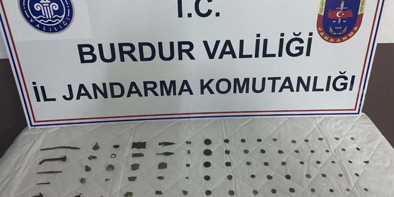 Burdur’da 79 Parça Tarihi Eser Ele Geçirildi