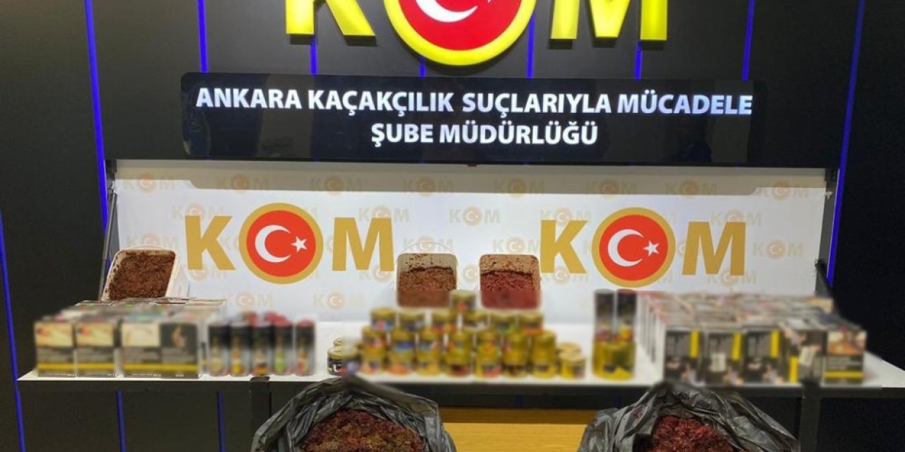 Başkent’te Kaçak Sigara Operasyonu