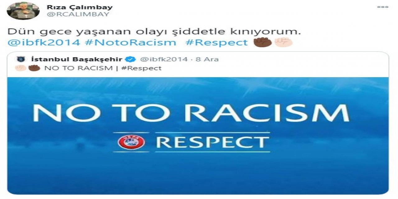 Rıza Çalımbay’dan Başakşehir’e Destek