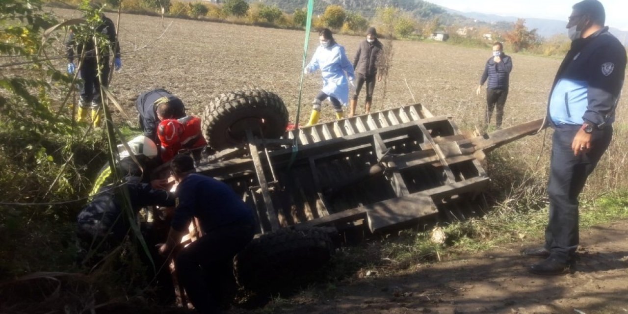 Ortaca’da Traktör Römorku Devrildi: 1 Ölü
