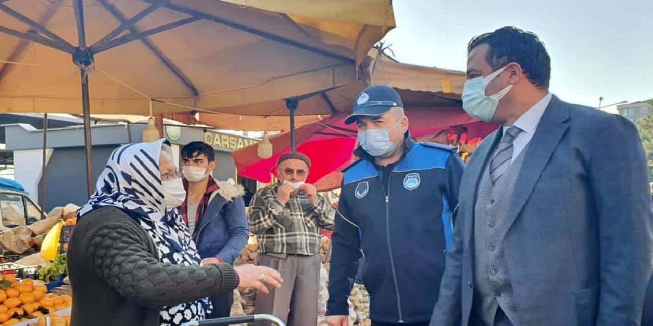 Çarşamba’da Protokolden Korona Virüs Denetimi