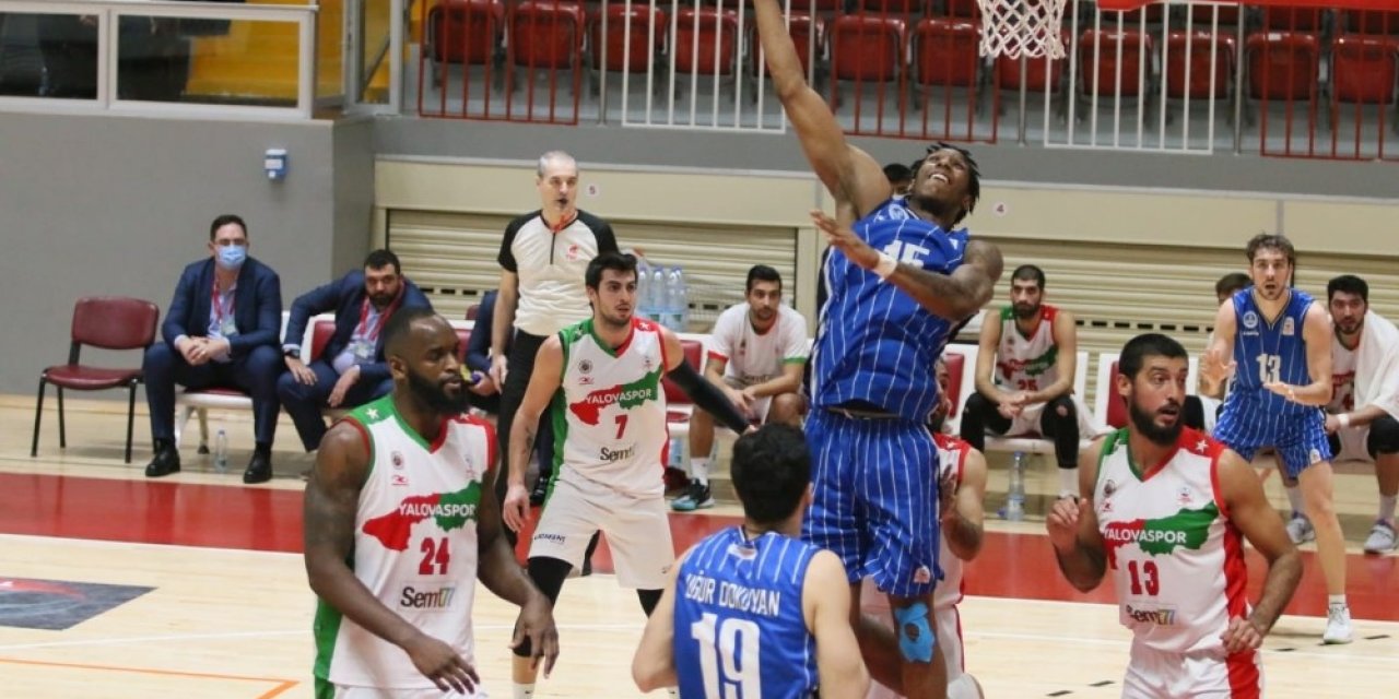 Erkekler Basketbol 1. Ligi: Yalovaspor: 58 - Kocaeli Büyükşehir Belediyesi Kağıtspor: 70