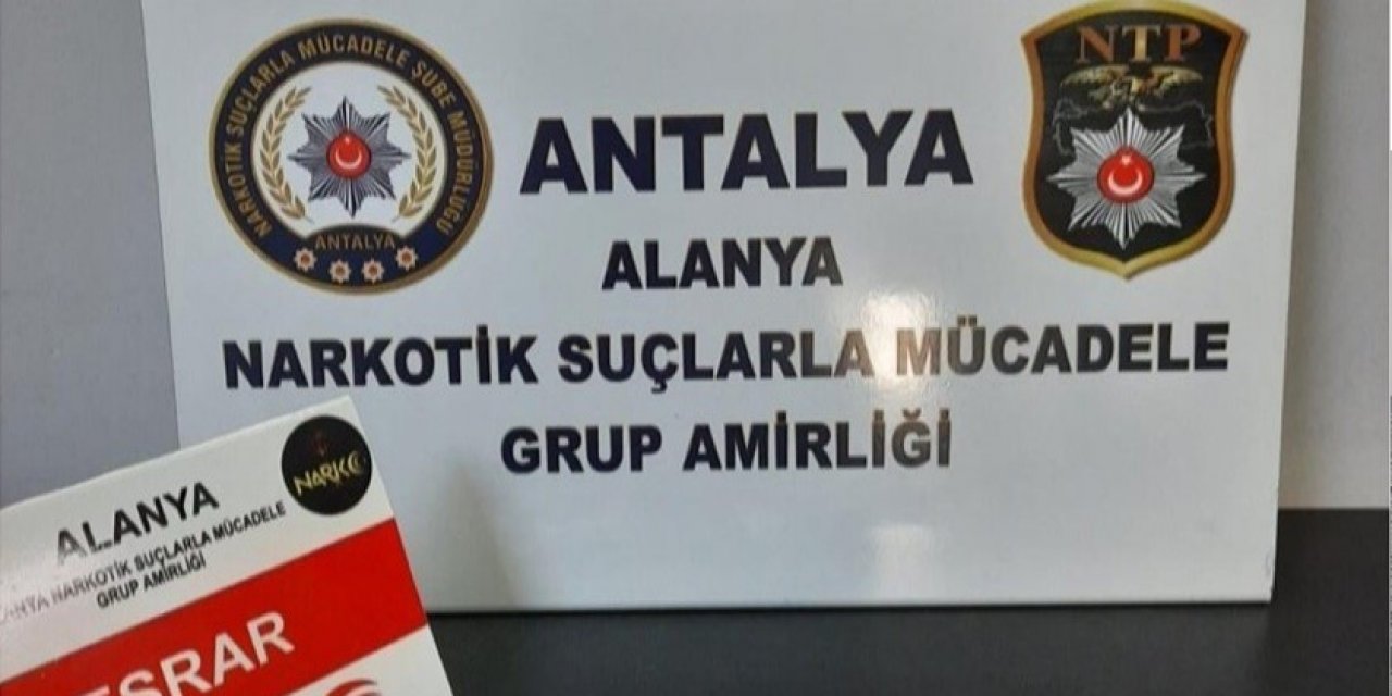 Alanya’da Uyuşturucu Operasyonu
