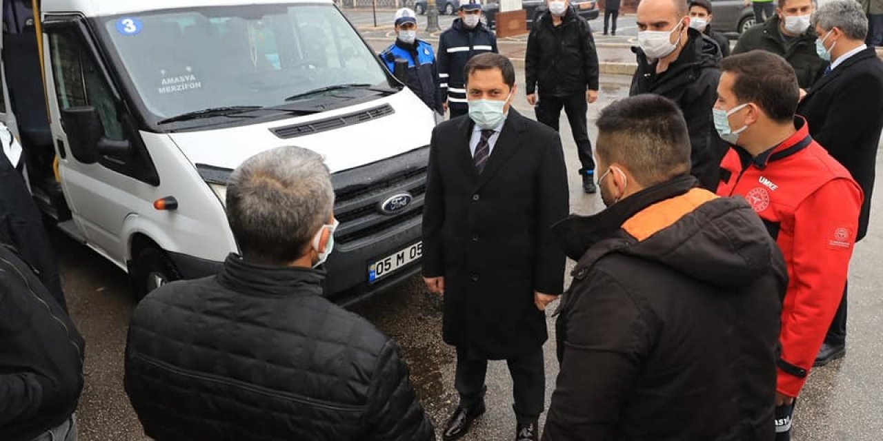 Vali Masatlı’dan Minibüs Ve Otobüs Duraklarına Koronavirüs Denetimi