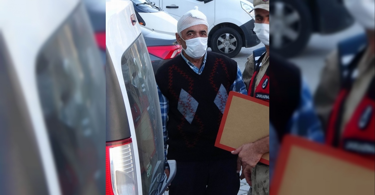 İnek otlatma meselesi yüzünden çıkan silahlı kavgada komşusunu tabancayla yaralayan yaşlı adam mahkemeye çıkarıldı
