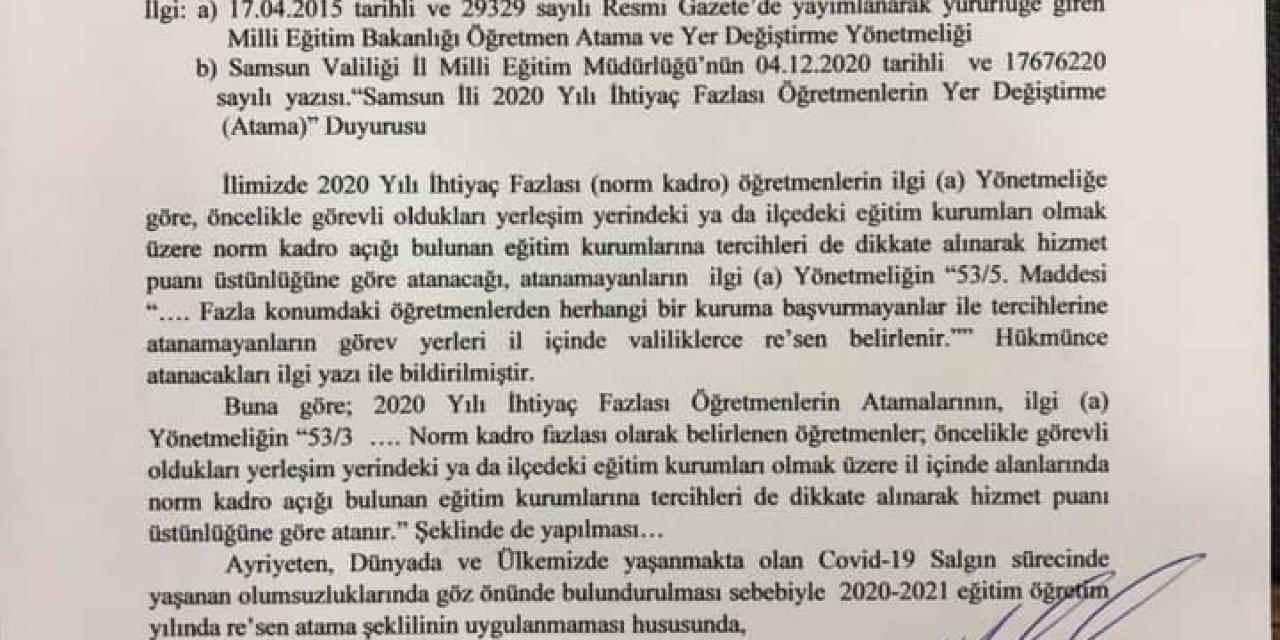 Başkan Yıldız: “norm Fazlası Öğretmenler Konusunda Yeni Mağduriyetler Oluşmasın”
