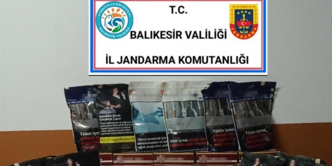 Edremit’te Jandarmadan Makaron Operasyonu