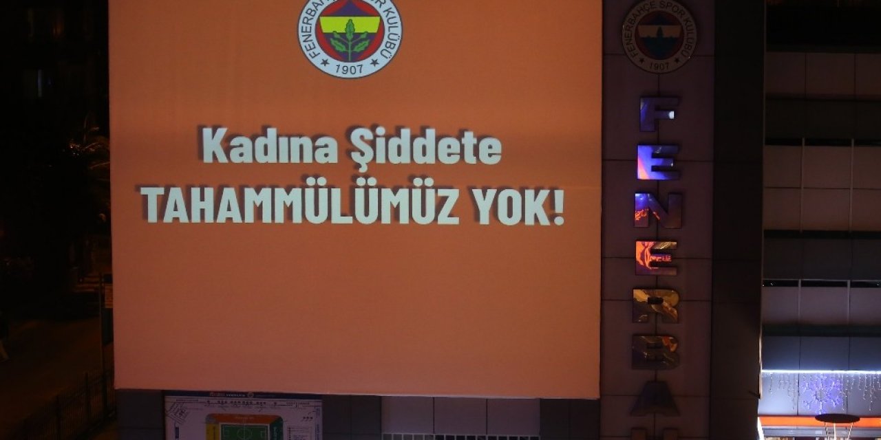 Fenerbahçe’den Kadına Şiddetle Mücadele Mesajı