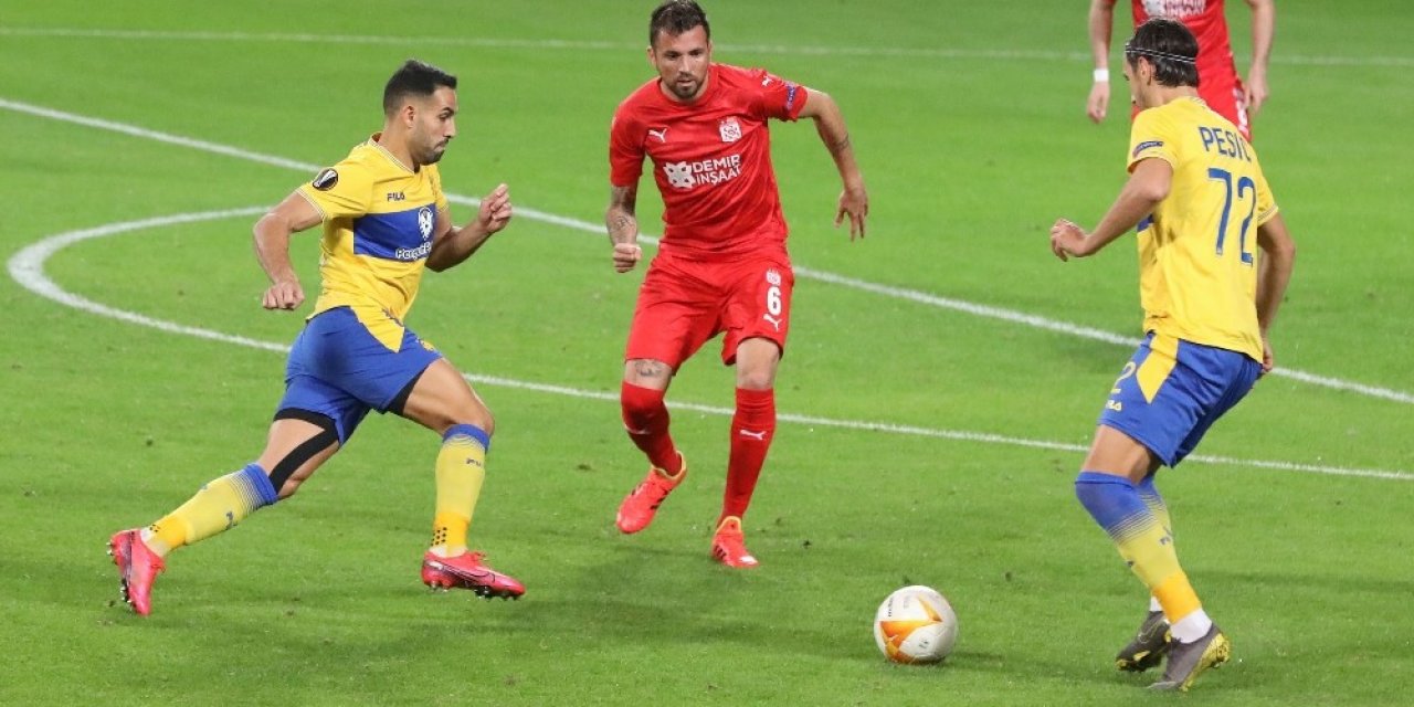 Uefa Avrupa Ligi: Maccabi Tel Aviv: 0 - Dg Sivasspor: 0 (ilk Yarı)