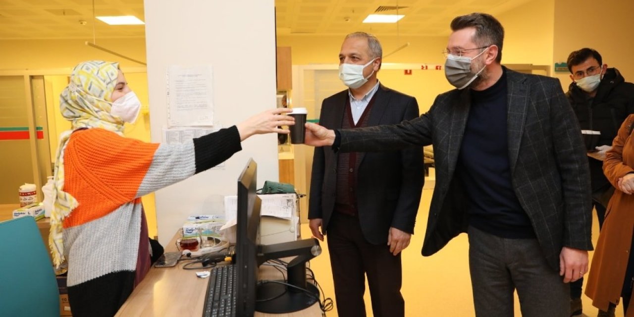 Amasya’da Mücadelenin Başkahramanlarına Salep İkramı