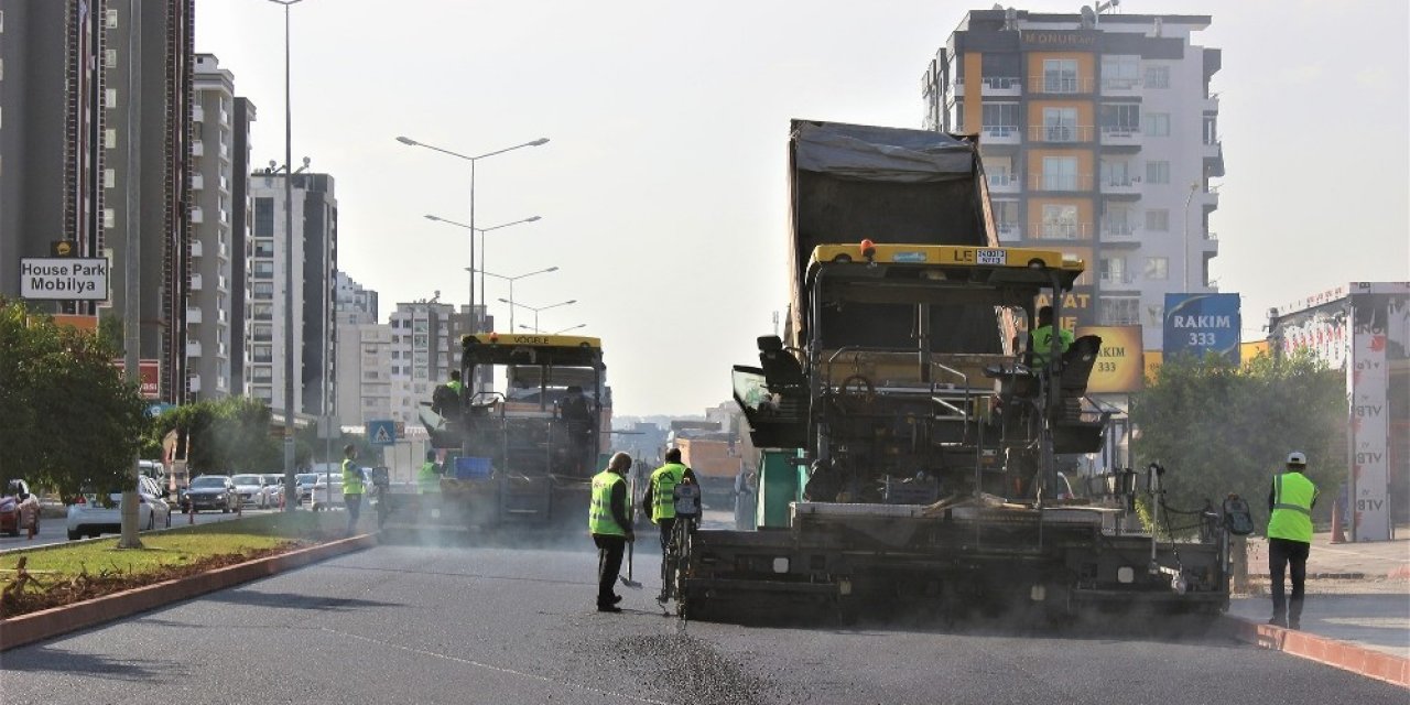 2. Çevre Yolunda Sıcak Asfalt Çalışması Başladı