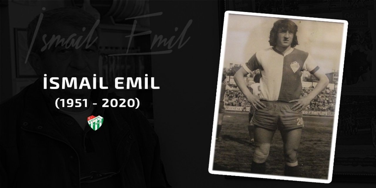 Bursaspor Kulübü, İsmail Emil İçin Başsağlığı Mesajı Yayımladı